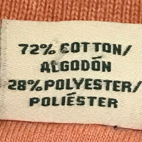 Southern Pines Mens Size XL Polo Shirt Pique Knit Short Sleeve Orange Stripe - Picture 6 of 8